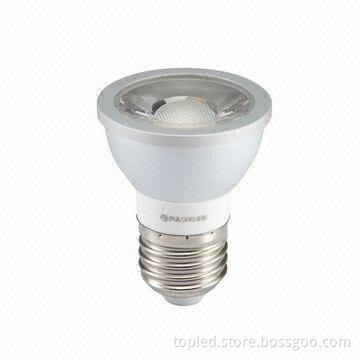 E27 6W LED Spotlight with 550lm Luminous Flux, 80Ra Color Rendering Index, CE/RoHS/FCC/PSE Mark
